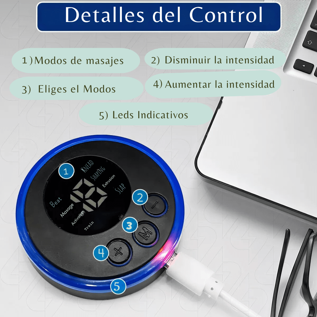 Masajeador muscular Electro estimulación. - Mundo ElectroBazar