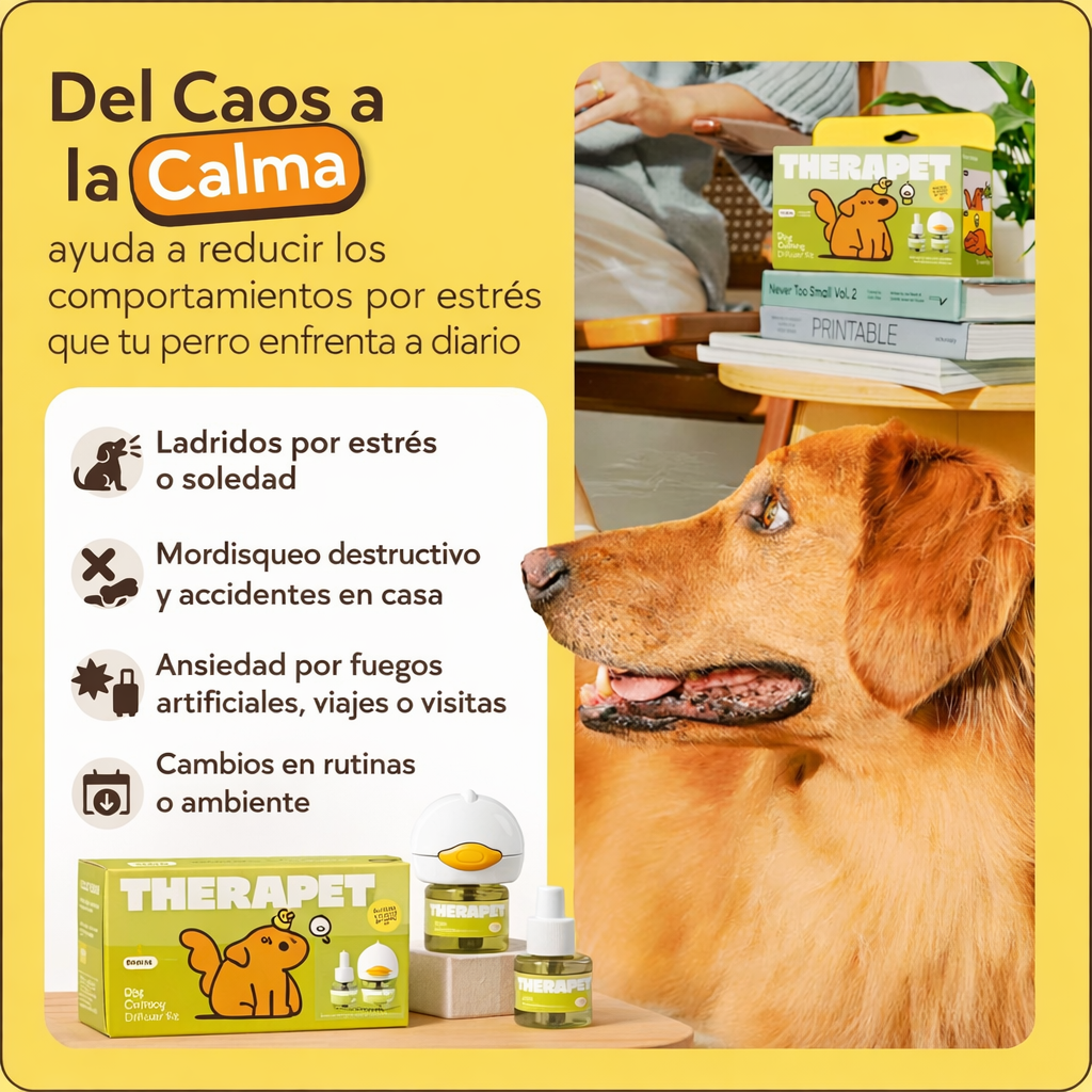 Difusor de feromonas, calmante para mascotas natural
