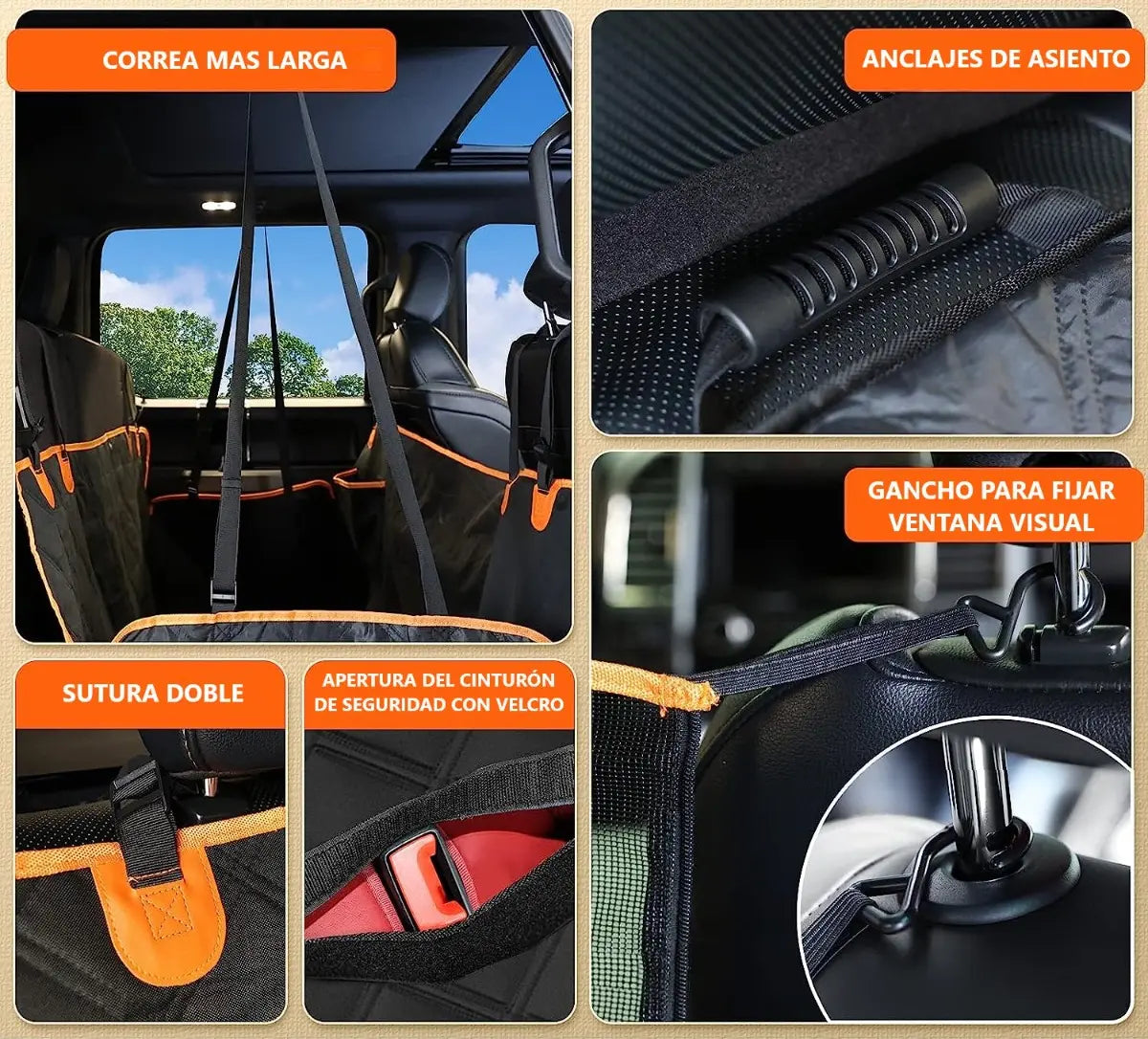 Cubre Asiento para Pasear tus Mascotas (Impermeable)