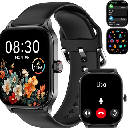 Reloj inteligente para mujeres y hombres (Responder/Hacer llamada), para Android y iPhone