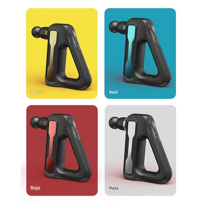 Pistola Masajeadora Profesional con 32 Niveles + 8 Cabezales