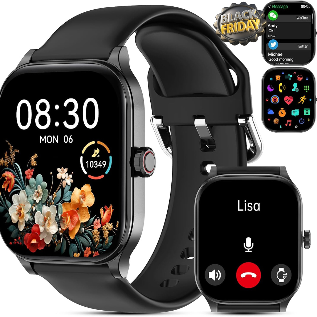 Reloj inteligente para mujeres y hombres (Responder/Hacer llamada), para Android y iPhone