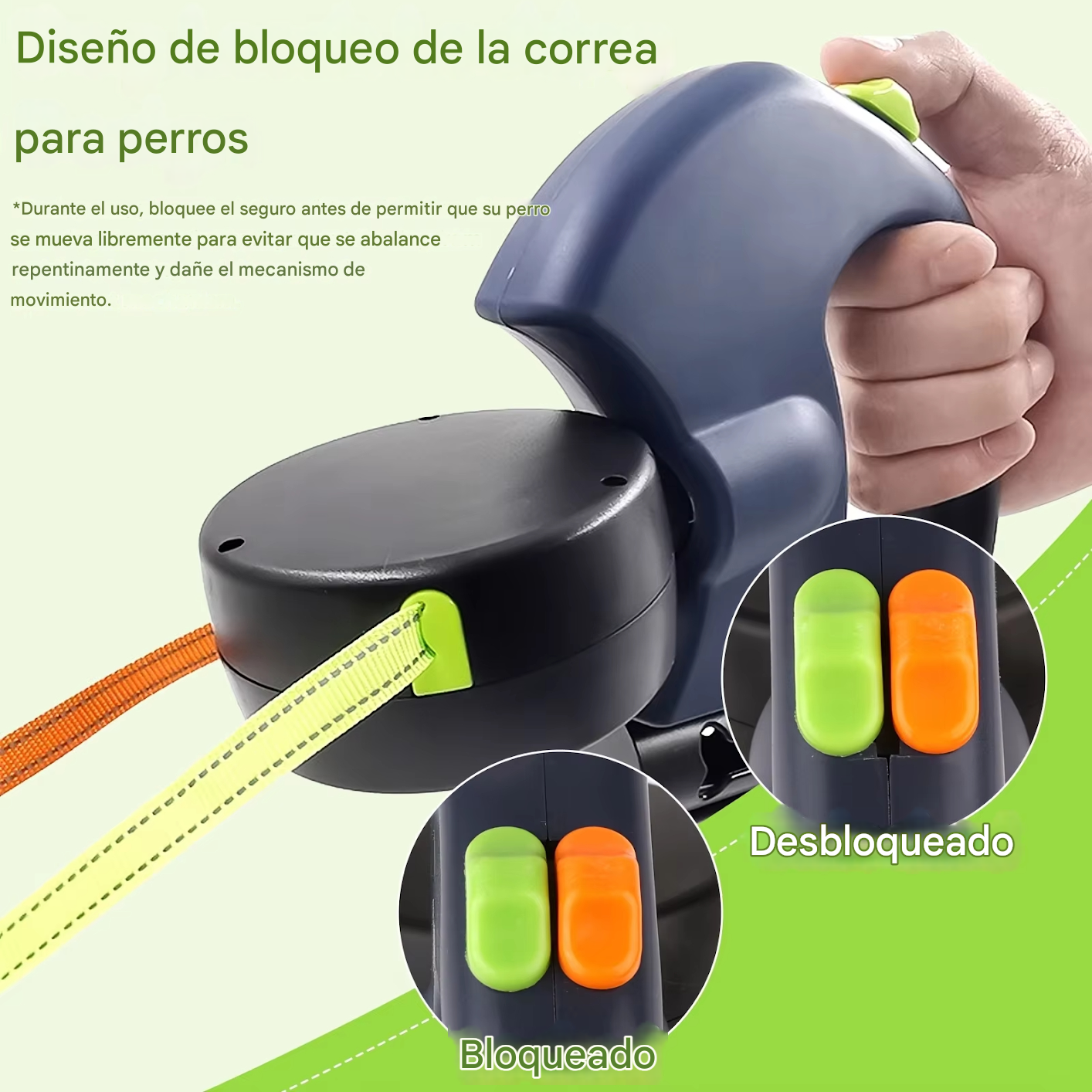 Correa Doble Retráctil 360° | Paseos Sin Enredos